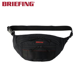 ＼12月限定！エントリーで+19倍！／【選べるノベルティ付】 ブリーフィング BRIEFING ウエストバッグ SLASH S MW GENII （カラー：ブラック） BRA233L28 | プレゼント ギフト