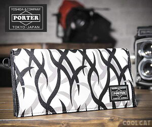 【選べるノベルティ付】 ポーター ギリー 長財布 886-16142 トライバルカモ 吉田カバン PORTER | 財布 メンズ 男性 誕生日プレゼント 40代 ブランド ウォレット ロングウォレット 二つ折り 2つ折り財布 2つ折り ポーター財布 poter おしゃれ プレゼント 彼氏 長サイフ