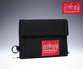 【選べるノベルティ付】Manhattan Portage マンハッタンポーテージ 2つ折り財布 （カラー： ブラック） MP1013 | ギフト プレゼント