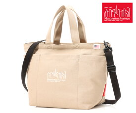 【選べるノベルティ付】Manhattan Portage マンハッタンポーテージ 2WAYトートバッグ （カラー：ベージュ） MP1360CNVS | ギフト プレゼント