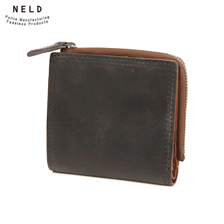 【選べるノベルティ付】 NELD ネルド バク L字短財布 （カラー：ブラック） AN208 | ギフト プレゼントのサムネイル