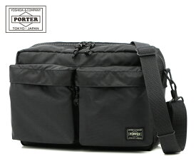 ポーター フォース ショルダーバッグ(S) 855-05457 （カラー：ブラック） | 横型ショルダーバッグ S 吉田カバン PORTER 鞄 メンズ 日本製 プレゼント