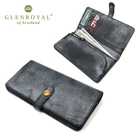 【選べるノベルティ付】 グレンロイヤル GLENROYAL レイクランド ブライドル ロングウォレット （カラー：ニューブラック）| 財布 長財布 メンズ ブランド 男性用財布 ウォレット 男性 誕生日プレゼント プレゼント 彼氏 おしゃれ メンズ財布 デザイン 小物 ギフト 長サイフ