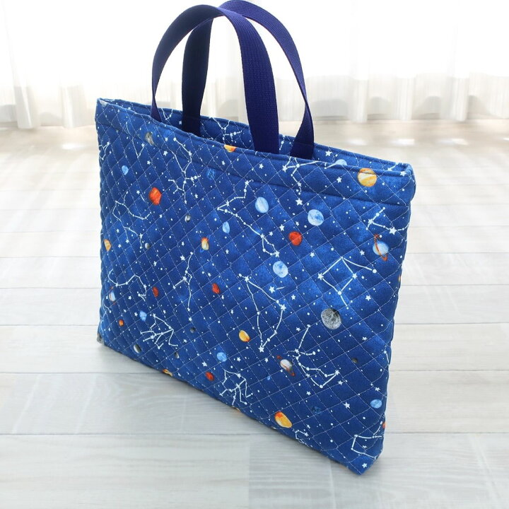 楽天市場】入園入学 5点セット 宇宙と星座 ネイビー キルティング 
