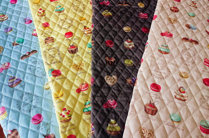 楽天市場 キルティング生地 マカロン柄 入園入学グッズ 女の子 かわいい柄 おしゃれなレッスンバッグ シューズケース シンプル柄 50cm単位 Yuwa 入園入学お受験の店トレンドポート