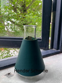 【Hender Scheme / エンダースキーマ】花瓶 Erlenmeyer flask 500ml(sv-sf-500) green