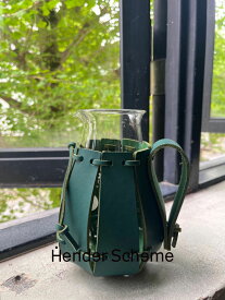 【Hender Scheme / エンダースキーマ】花瓶 Conical Beaker/500ml(sv-cb-500) green