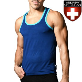 Andrew Christian アンドリュークリスチャン メンズファッション アメカジ タンクトップ メンズ スポーツ ジムウェア トレーニングウェア トップス ノースリーブ メンズ スポーツ ジムウェア Bespoke Bamboo タンクトップ(20013)