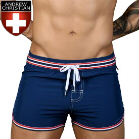 メンズ水着 海パン ブランド ショート丈 トランクスタイプ水着 男性水着 Andrew Christian アンドリュークリスチャン スイムショーツRiviera Swim Shorts (7711)