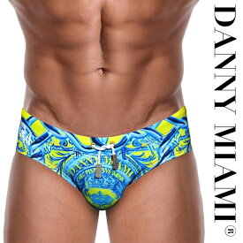 男性水着 メンズスイムウェア 海パン 競パン 競泳パンツ ビキニタイプ ブーメランタイプ 海水パンツ 海パン 水泳 ビーチウェアメンズ 水着 パンツ スポーティスタイル Danny Miami ダニーマイアミ Lord Lime Dkini(dm-s11lordlimedk)