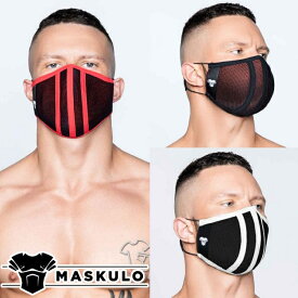 ファッションマスク メンズ おしゃれ 洗える 繰り返し使用 Maskulo マスクロ Life 3D Mask メッシュ (ma-ac042)[M便 1/6]