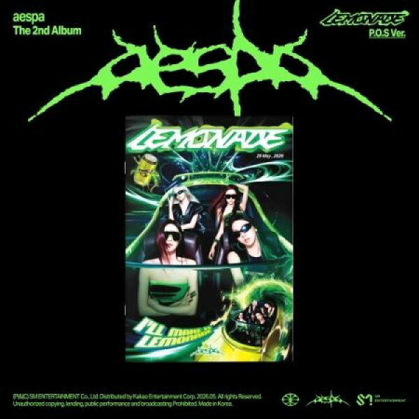 aespa (エスパ) - 正規2集 [LEMONADE] (P.O.S Ver.)【国内発送】