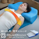 枕 猫背 巻き肩 BlueBlood Mitra 胸を開く枕 肩 首 背中も支える まくら 背中まで支える テレビで紹介 ストレッチ 肩こり 首こり 低反発 スマホ首 仰向け いびき 寝姿勢サポート 背筋 負担軽減 快眠 安眠 母の日 父の日 ギフト プレゼント 実用的 ブルーブラッド ミトラ