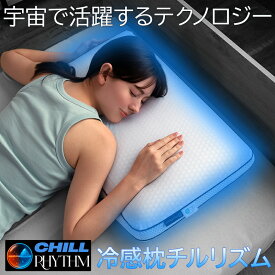 ひんやり枕 ブルーブラッド チルリズム 肩こり 首こり 冷たい枕 冷感 夏用枕 暑さ対策 吸熱 放熱 仰向け 横向き 寝返り 快眠まくら リバーシブル仕様 通年 ギフト プレゼント 実用的 誕生日 母の日 父の日 敬老の日 BlueBlood ChillRhythm