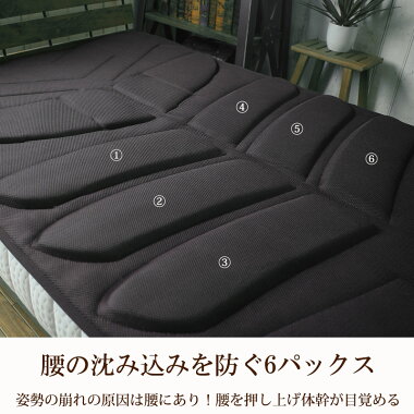 超立体3D敷きパッド6パックスZEN
