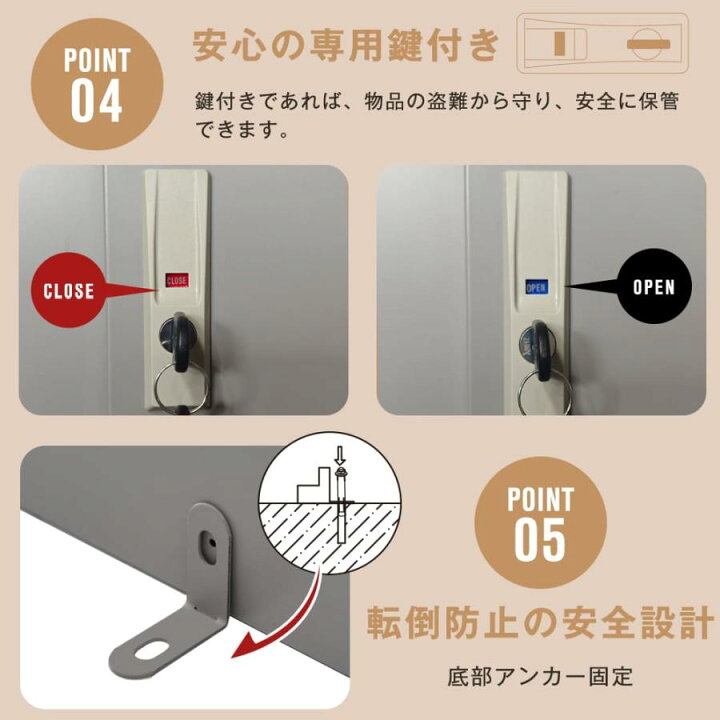 楽天市場】【全店P5倍！4/10限定】【3サイズ】物置 屋外 大型物置 戸外 