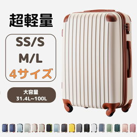 【SS/S/M/Lサイズ】【4サイズ】キャリーケース スーツケース キャリーバッグ 2日～14日 小型 中型 大型 一年間保証 TSAロック搭載 おしゃれ 1年間保証 suitcase T9088 トラベルハウス