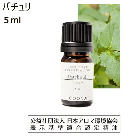 パチュリ 精油 アロマ 5ml アロマオイル パチュリー 香水 パチョリ エッセンシャルオイル Patchouli 香り 送料無料