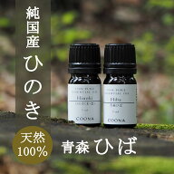 【6/10ポイント5倍★さらに10%offクーポンも】 ヒバ油 ヒノキオイル ひのき ひば アロマ オイル セット …