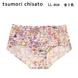 20％OFF ワコール ツモリチサト SLEEP ＜リンゴのお部屋＞ナイトアップブラ ボーイズショーツ LLサイズ tsumori chisato UPX525（3点までメール便可能）