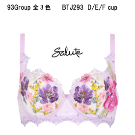 28％OFF【送料無料】ワコール サルート＜93グループ＞3/4カップ ブラジャー D/E/Fカップ（リフトアップタイプ）Wacoal Salute BTJ293