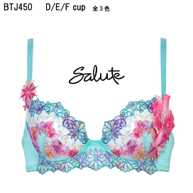 Salute F70 BTJ450ブラジャーショーツセット スパークス ノワールローズ ブラジャー ノーマルショーツ セット