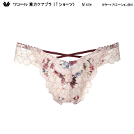 20％OFF ワコール 重力ケアブラ コーディネイト Tバックショーツ はきこみ丈あさめ（ローライズ）ショー…