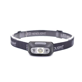 COOPO LEDヘッドライト USB充電 センサー機能 IPX5防水 コンパクト ヘッドランプ 小型軽量 明るさ500ルーメン 夜釣り 登山 キャンプ サイクリング ハイキング 防災 非常時用 CP-HEADLIGHT-T1