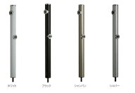 前澤化成工業 HI-16WR×960 水栓柱 丸形アルミ2口水栓柱 ホワイト・シルバー 960mm 水道柱 水栓スタンド …