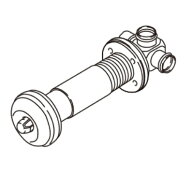 リンナイ ガスFF暖房機オプション　FOT-084K　ウォールトップ φ35用 140～300mm [■]