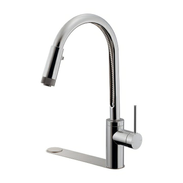 楽天市場】水栓金具 カクダイ 116-113 シングルレバー混合栓(シャワー  