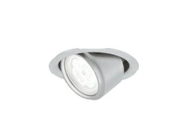 オーデリック　OD361155　エクステリアダウンライト 防雨型 浅型 LED一体型 連続調光 昼白色 マットシルバー