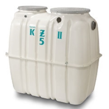 クボタ　KZII-10(D)　小型浄化槽 10人槽 コンパクト高度処理型 放流ポンプ槽付[◇♪]
