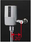 TOTO　TEVN10UH　大便器便器自動洗浄システム オートクリーンC(露出タイプ) 壁給水 標準品 [■]