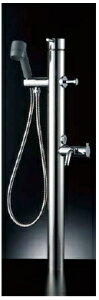 【最大44倍スーパーセール】水栓金具 INAX/LIXIL LF-932SHK ペット用水栓柱 シングルレバー混合 逆止弁付 一般地・寒冷地共用 [□]