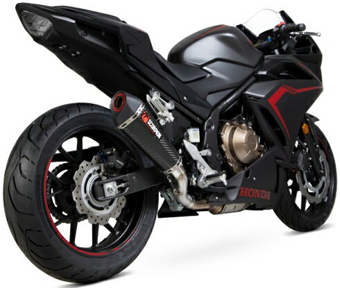 楽天市場 Cbr400r 19 Scorpion スコーピオン Serket Taper スリップオン カーボン チタン クールライド