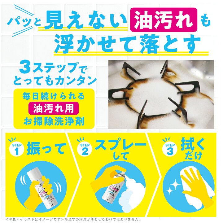 楽天市場】【コパ公式】スパイダーもこもこ 油汚れ用 420ml 油汚れ 