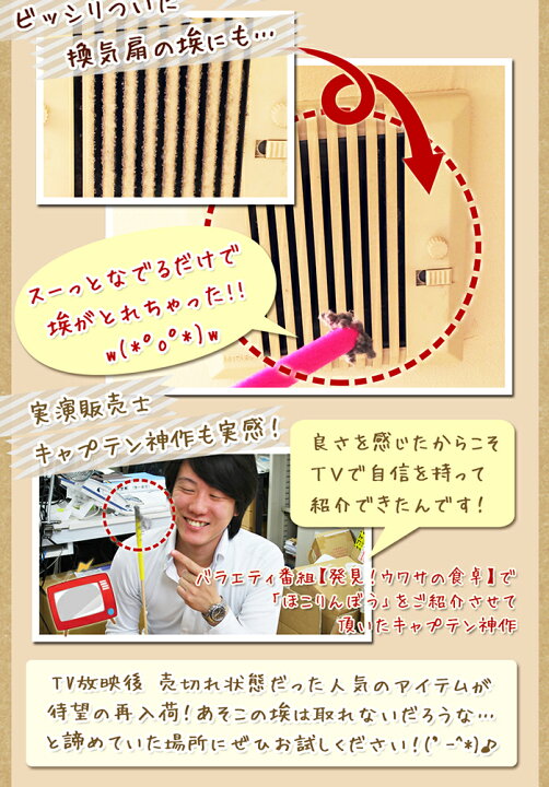 楽天市場】【コパ公式】ほこりんぼう 2本入り 3色 | ミニ 3本入り 