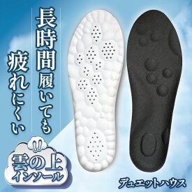 ＼ 雲の上を歩いてる感覚 ／ インソール 中敷き 疲れにくい 衝撃吸収 ［理学療法士推薦］ 土踏まず アーチサポート 立ち仕事 靴 スニーカー かかと デュエットハウス