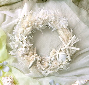 ���[�X �T�}�[���[�X �z���C�g �V�F�����[�X �yCouronne d'etoiles de mer blanche�z�h���C�t�����[ ���� �������
