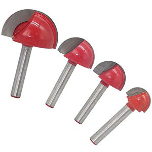 HAMILO U字溝 ビット DIY 彫刻カッター 溝ほり 面取り 装飾ツール 加工 4種セット