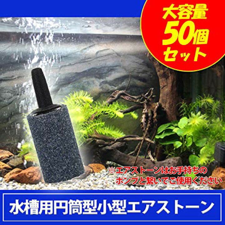 楽天市場 Hamilo 円筒型小型エアストーン 気泡ディフューザー 水槽酸素石 水槽用 水族館用 50個セット グレー ｃｏｒａｉｌ ｂｌｅｕ
