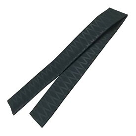 HAMILO ラバーグリップ 内径50mm×1m 熱収縮 滑り止め 釣り竿 ラケット スポーツ ラバーチューブ (ブラック)