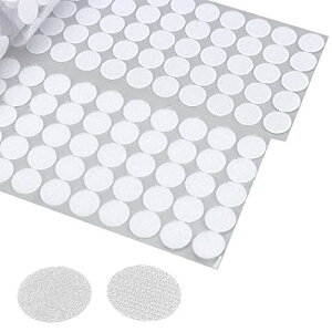 HAMILO 丸型面ファスナー シール DIY オス メス 面ファスナー 1000組セット