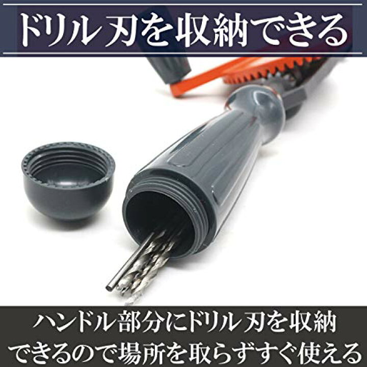 楽天市場 フェリモア 穴あけドリル ハンドル 手廻し 木工作業 竹 アルミ 工具 ダブルギア Diy 日曜大工 1 5 10mm ｃｏｒａｉｌ ｂｌｅｕ