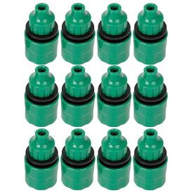 HAMILO タップコネクタ クイックコネクター ホ－ス用 灌漑システム 4/7mm (12個セット)