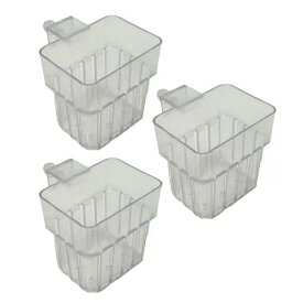 HAMILO 水槽 植物カップ アクアポニックス 取り付け簡単 スライド可能 3点セット
