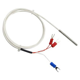 Felimoa RTD温度センサープローブ ステンレス製 3線式 PT100 Aグレード (0.5m)