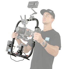 RS 2 PROリンググリップ、DF DIGITALFOTO RS2電源システムサポートリグデュアルハンドルリングDJIRS 2 Gimbal、DJI RS3/RS3 PROと互