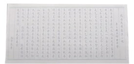 nullie 写経用紙 般若心経 なぞり書き 約34×69cm 1文字 約1.5cm 100枚セット